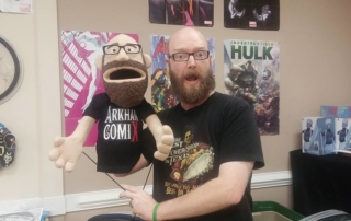 custom portrait puppet for Bill Young
